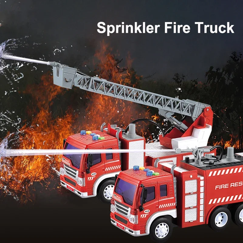 Fire Truck-Camion Pompier, 1946 Dodge Power Wagon, (Échelle-Scale 1:24