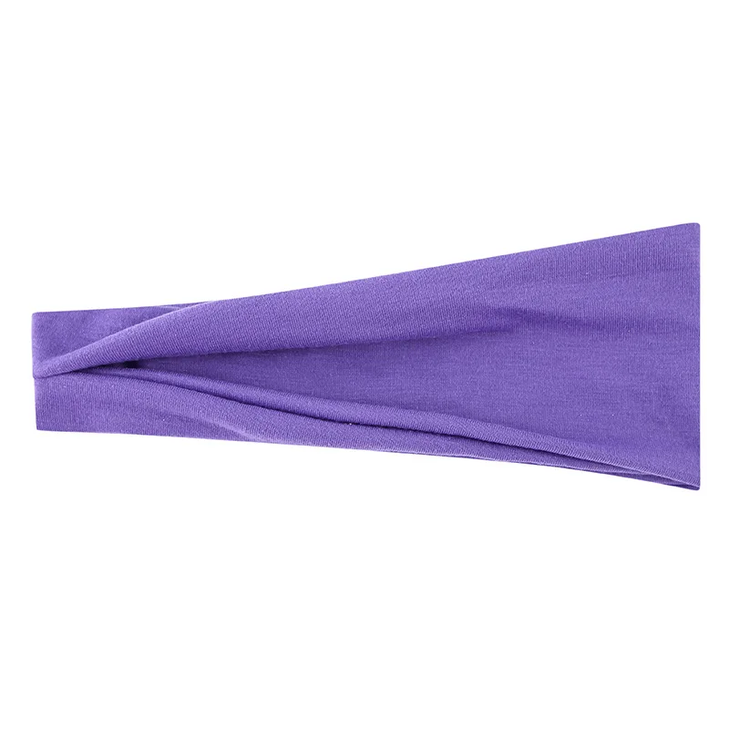 Vrouwen Hoofdband Tulband Effen Kleur Elastische Haarbanden Yoga Haarband Mode Make-Up Haar Hoepel Vintag Headwrap Haaraccessoires