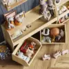 Toy Storage Organizer for Kids, Toy Storage Cabinet with Drawers, Boys and Girls Toy Shelf with Wheels,Organizer Kids Bookshelf 6