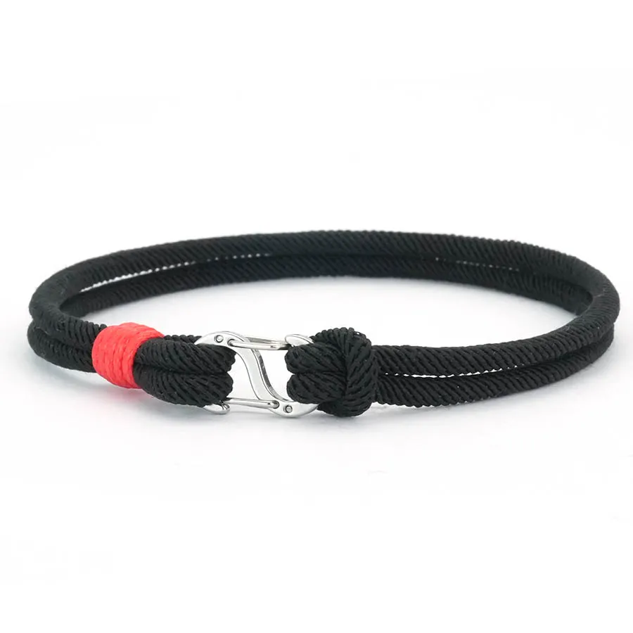 Stainless Steel 3mm Rope Bracelet for Men and Women