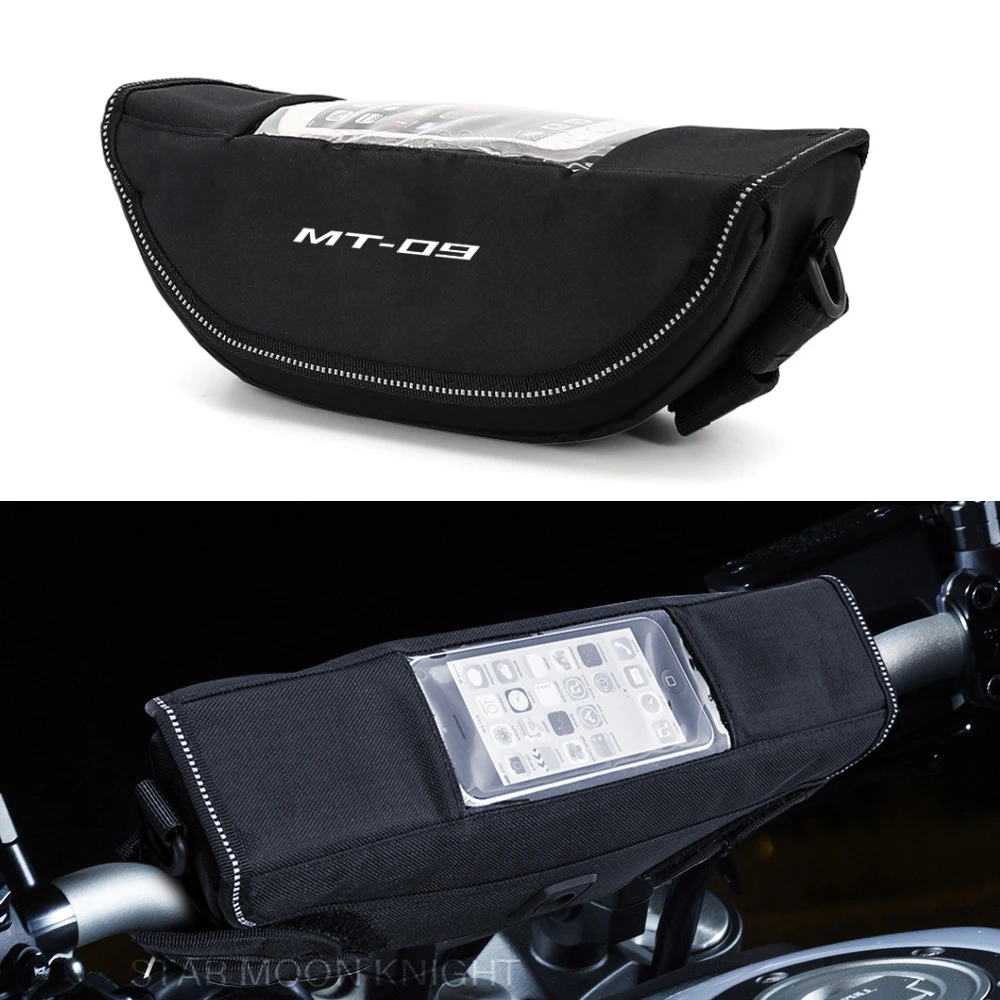 For YAMAHA MT09 FZ09 FZ MT 09 Motorcycle Accessories Nylon Waterproof Storage Handlebar Bag Travel Tool Bags for yamaha mt 07 fz 07 fz 09 mt 09 sr with logo cnc motorcycle accessories adjustable brake clutch levers foldable extending