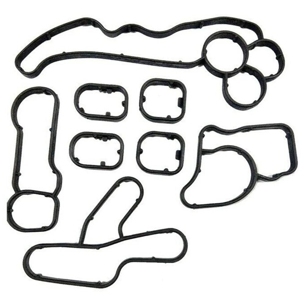8pcsOilCoolerGasketSealFilterHousingGasketSetForBMWN47N57