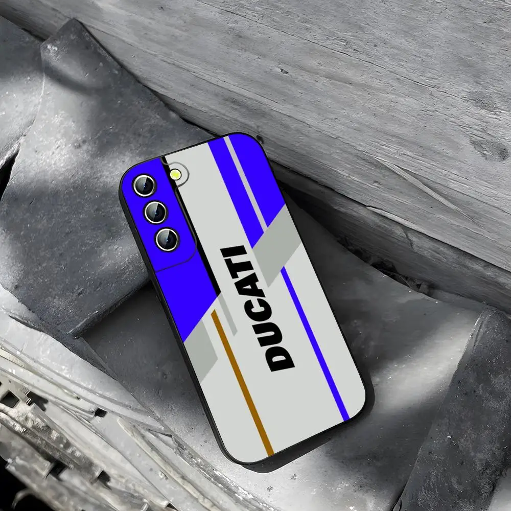Motorcycle-Themed Durable Phone Case with Ducati Design
