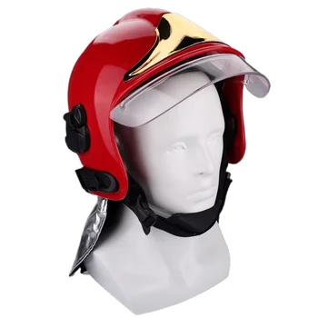 Vendita calda MSA Casco antincendio F1 Casco di sicurezza antincendio Vigile del fuoco Gallet F1 EN443 EN397 Casco di salvataggio Stile europeo americano