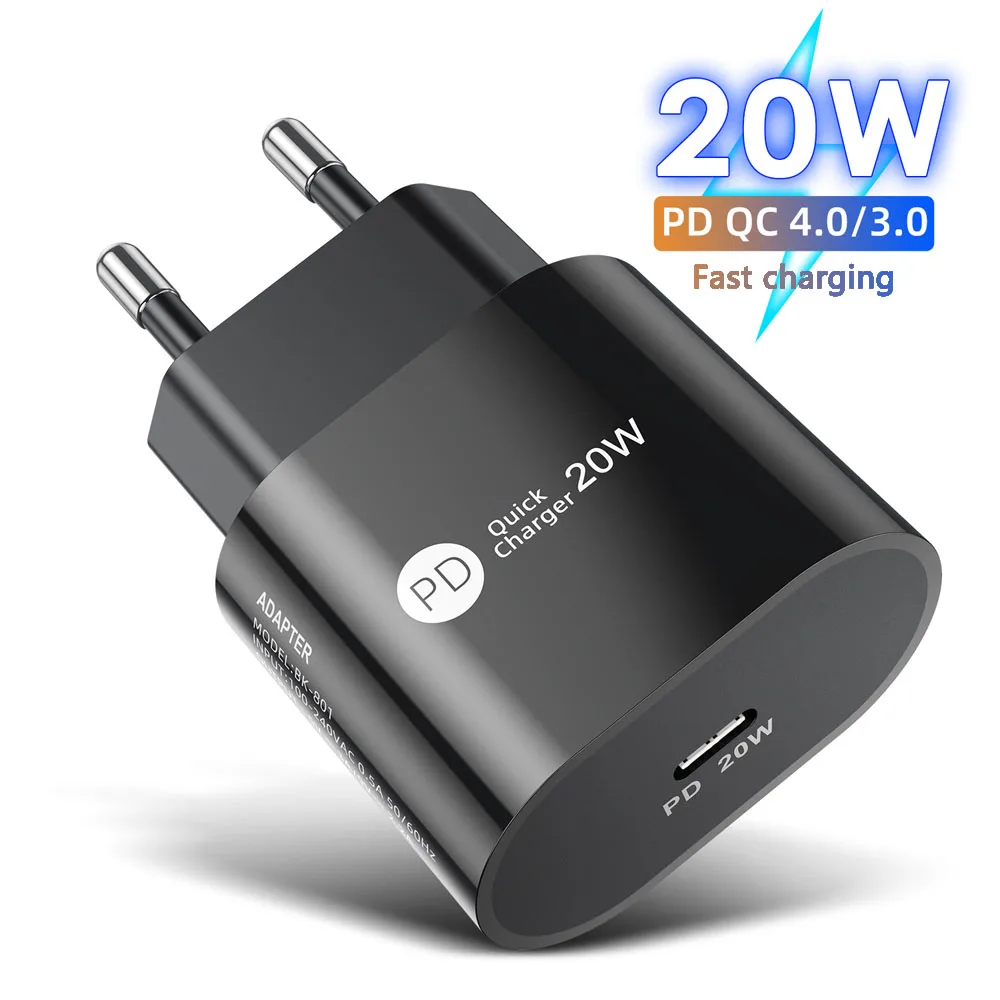 20w Usb C Charger Iphone 12 Pro Max Type Pd 3.0 Fast Charging Portable