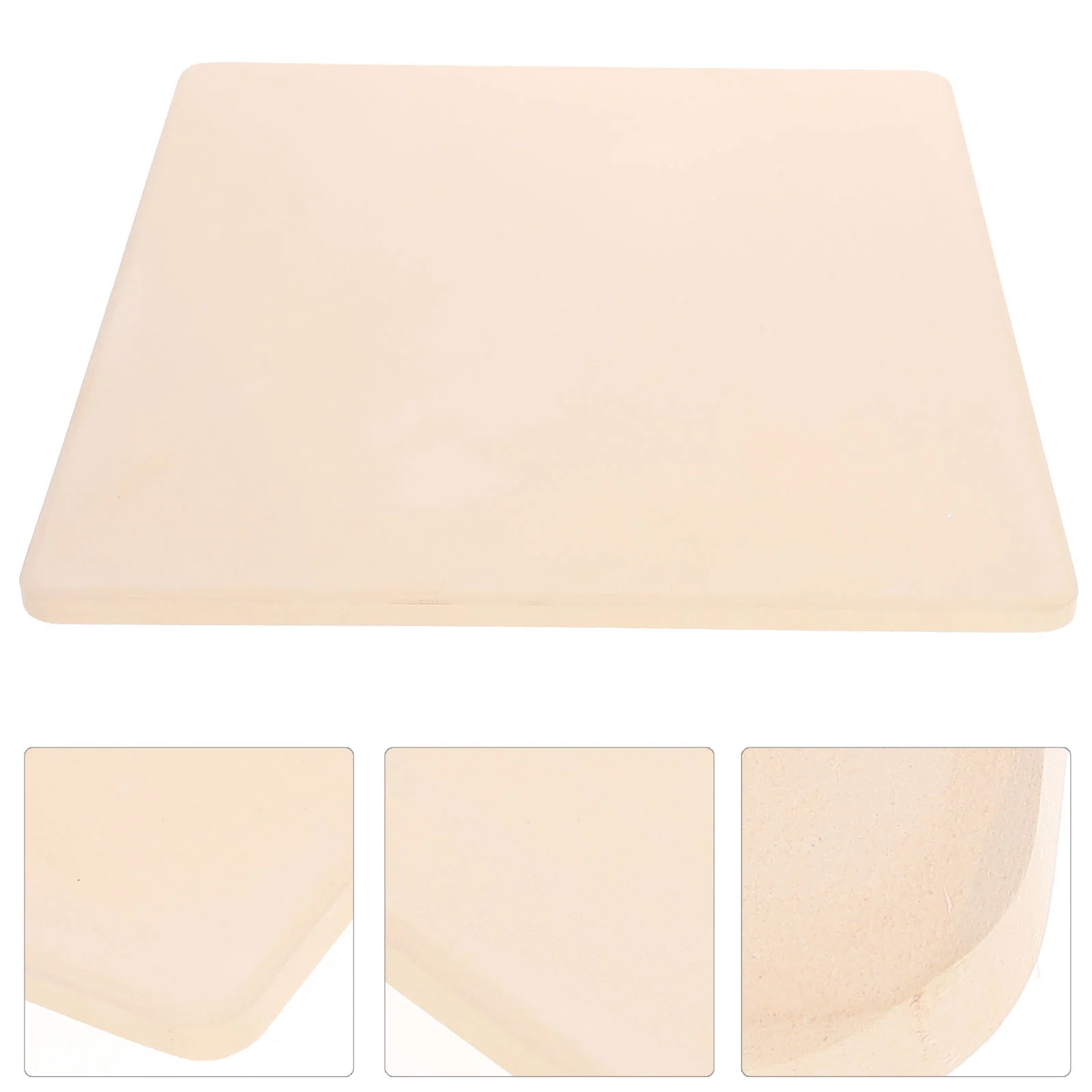 Square Pizza Stone Cordierite Bread Pan Baking Pizza Tools Cookware Set Grill Pan