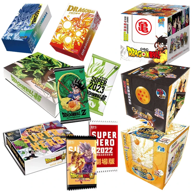 NEW Dragones Ball Cards Booster Box TCG Collection Japan Anime Rare Pack Family Party Table Games Children's Toys Birthday Gift