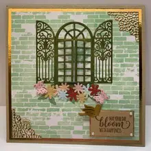 

Window Metal Cutting Dies Stencils For Diy Scrapbooking Album Paper Card Decorative Craft Embossing Die Cuts V3h2