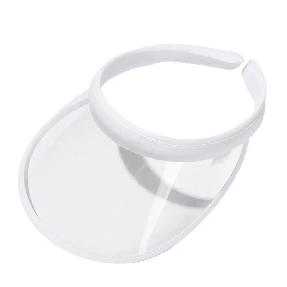 Huplue plastica trasparente visiera trasparente Golf visiera cappello protezione UV cappello caramelle color per esterni, Lyndee