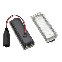 

2X LED License Number Plate Lights White Canbus Error Free For Land Rover Range Rover Sport 2013+ Range Rover 2012+ VW Phaeton