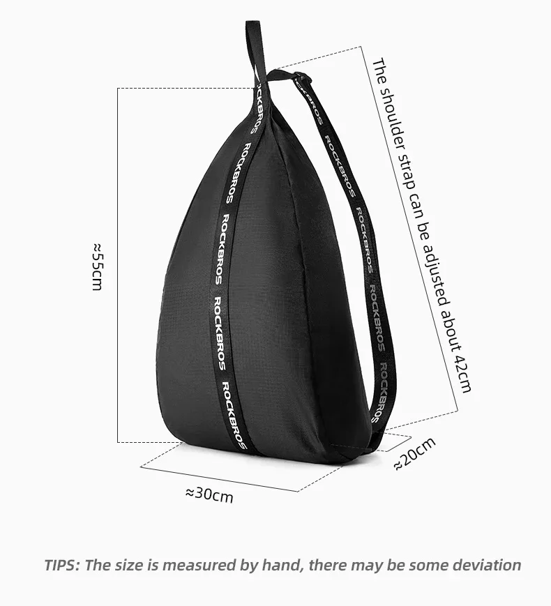 ROCKBROS Motorcycle Helmet Backpack Large Capacity Travel Bags Reflective Female Men Motorcycle Rider Helmet Bags Accessories