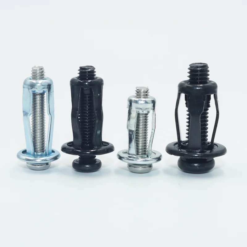 Petal Shape Metal Rivet Nuts Kit M4 M5 M6 Molly Jack Nuts Screws Expansion Bolt Curtain License Plate Panel Clamp Lock Rivetnut