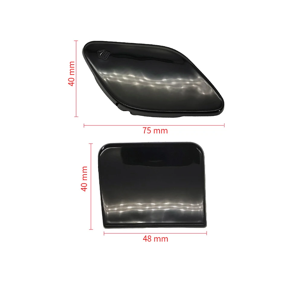 Front Tow Eye Cover Cap For Mercedes ML Class (ML320, ML350, ML500) – OEM 1648853423 – Unpainted Plastic