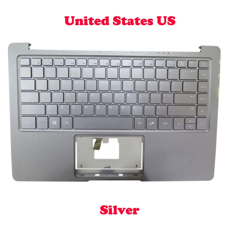 

Laptop Replacement PalmRest& GR Keyboard For Teclast F6S 13.3‘ English US Belgium BE Italy IT German GR Swiss Silver Black New