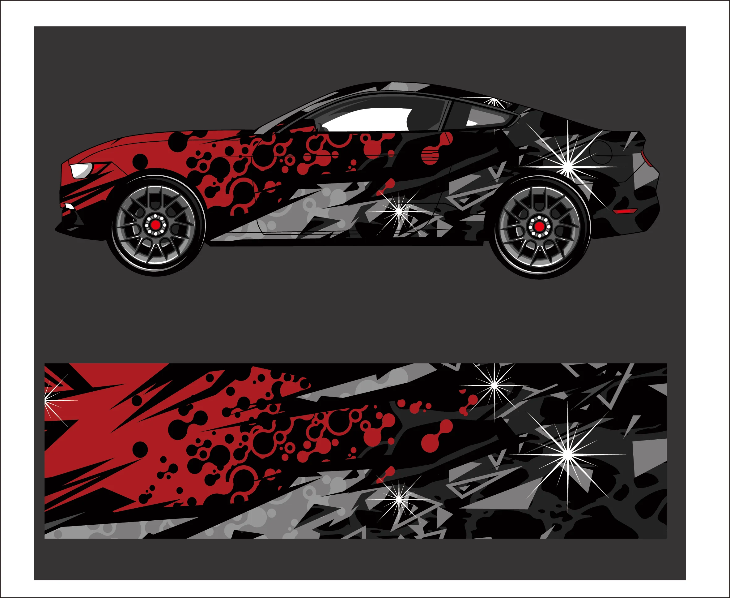 Car Side Wrap,car Livery Decal, Vinyl Sticker, Racing  Stripe,design,diecut,graphic,lightning, Drift, Abstract,custom Car Decal - Car  Stickers - AliExpress