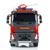 1/14 4x2 RC Fire Vehicles Radio Control Fire Fighting Truck 2-speed Transmission Painted Finished Light Sound Cars for Adults 4