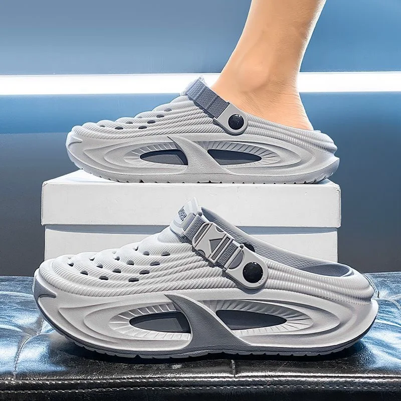 Men's Fashionable Breathable Sandals Summer Wear Thick Sole Anti-Slip Wear-Resistant Beach Sandals for Comfortable Footwear - 4