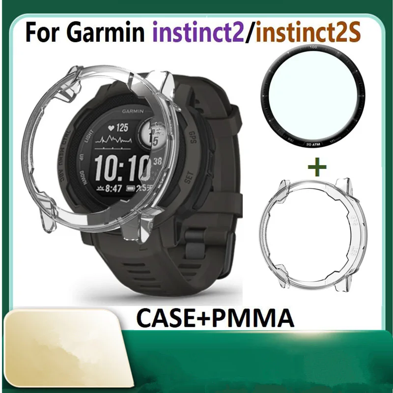 Hard Edge Frame Shell PC Case Protection For Garmin Instinct 2/2S