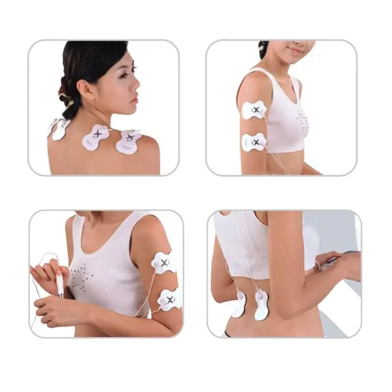 Brands XFT-320 Dual Tens Machine Digital Massager Massage Electrode Pad Acupuncture Pen Body Foot Massage Device Pain Relief 2