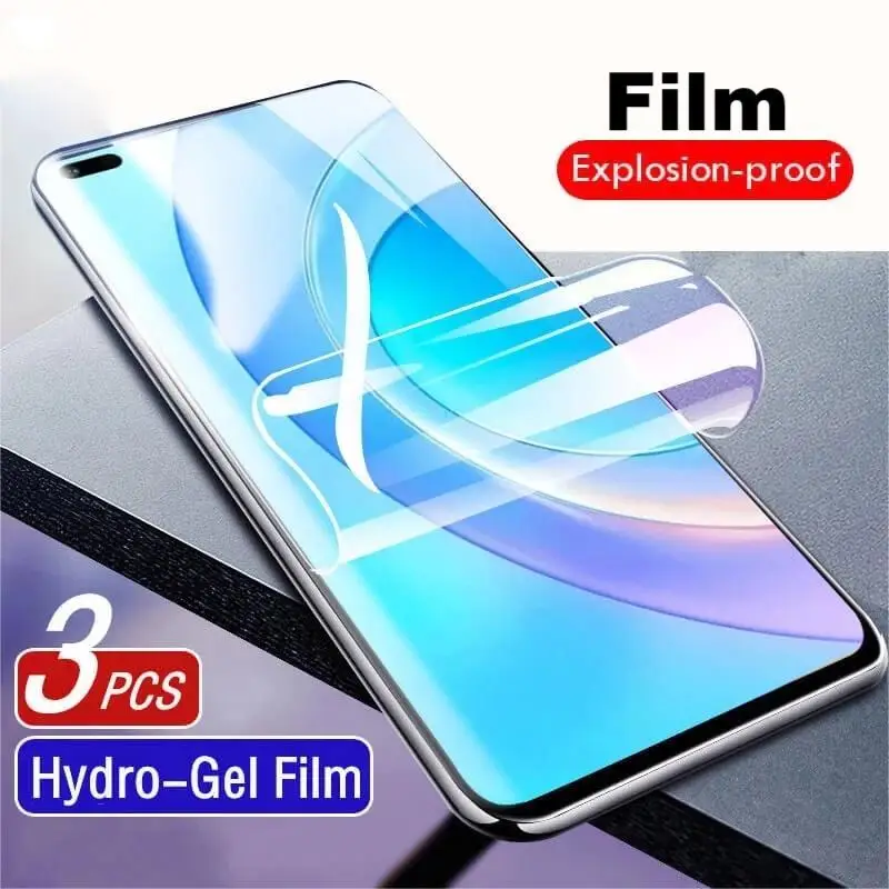 3PCSFullCoverScreenProtectorHydrogelFilmForHisenseH60LiteH60