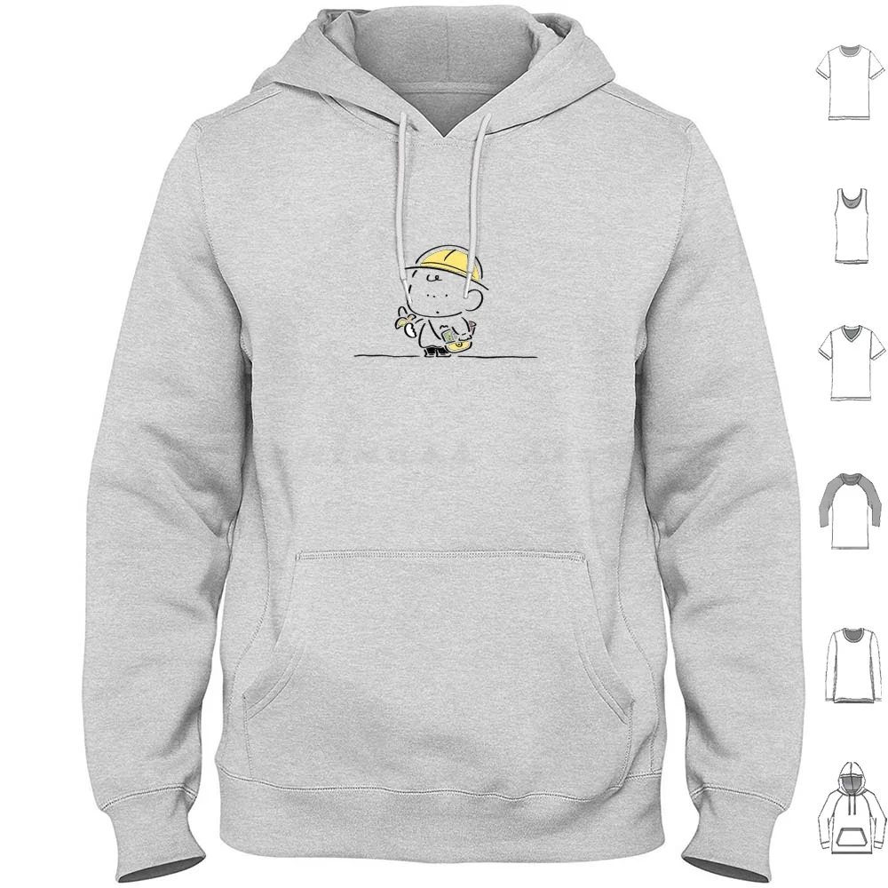 

Holiay With Myfriendd Hoodies Long Sleeve Eat Banana With Hat