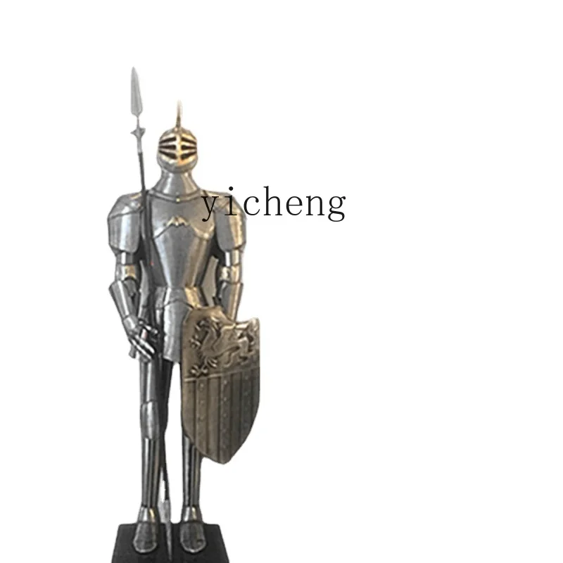 

Tqh Retro Medieval Gatekeeper Knight Armor Samurai Indoor Landing Living Room Decoration