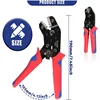 Crimping Tools For PH2.0/XH2.54/2.8/3.0/3.96/KF2510/JST Terminal SN-2549S 0.08-1.0mm²/AWG28-18 Wire Ratcheting Pliers 3