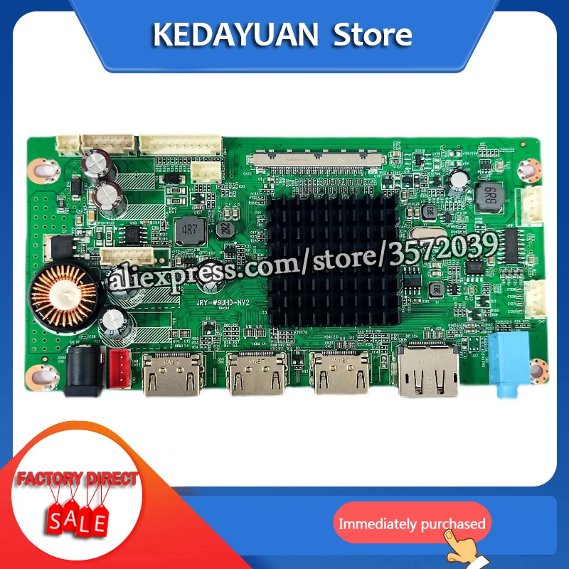for 4K LCD drive board JRY-W9UHD-NV2 edp VBO 4K 2K 1K 144Hz