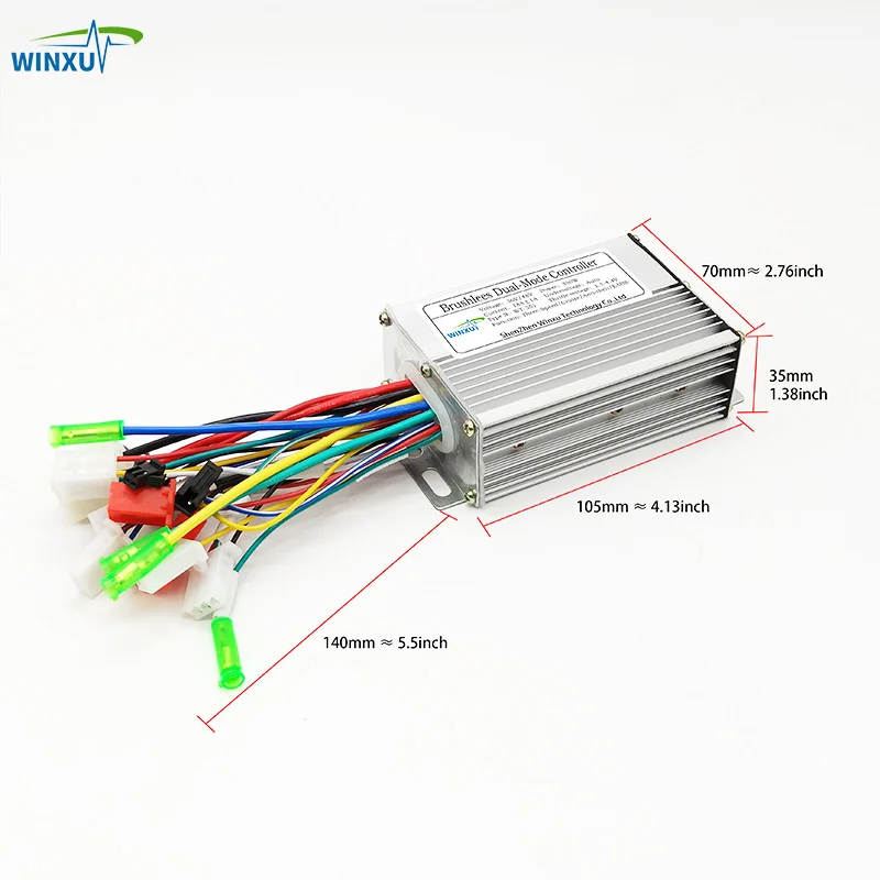 VGEBY Kit Controller 36V 350W Per Scooter Elettrico Con Acceleratore A Pollice, Cruscotto E Leva Freno