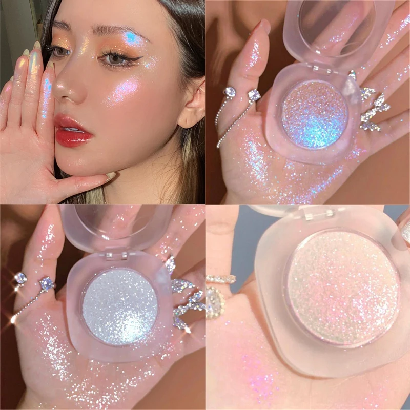 Facial Bronzers Highlighter Palette Makeup Glow Face Contour Powder Illuminator