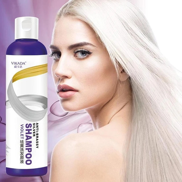 Katastrofe Beskrivelse leje 275ml Shampoo Hair Dye Yellow Removing Linen Gray Silver Color Lock Shampoo  Color Protecting For Silver Blonde Bleached - Shampoos - AliExpress