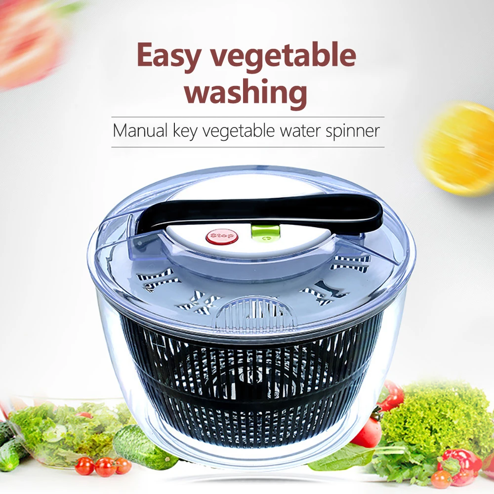 Vegetable Salad Spinner Washer Vegetable Spinner Basket Dryer Kitchen Drainer Fresh Filter Salad Dryer Kitchen Tools