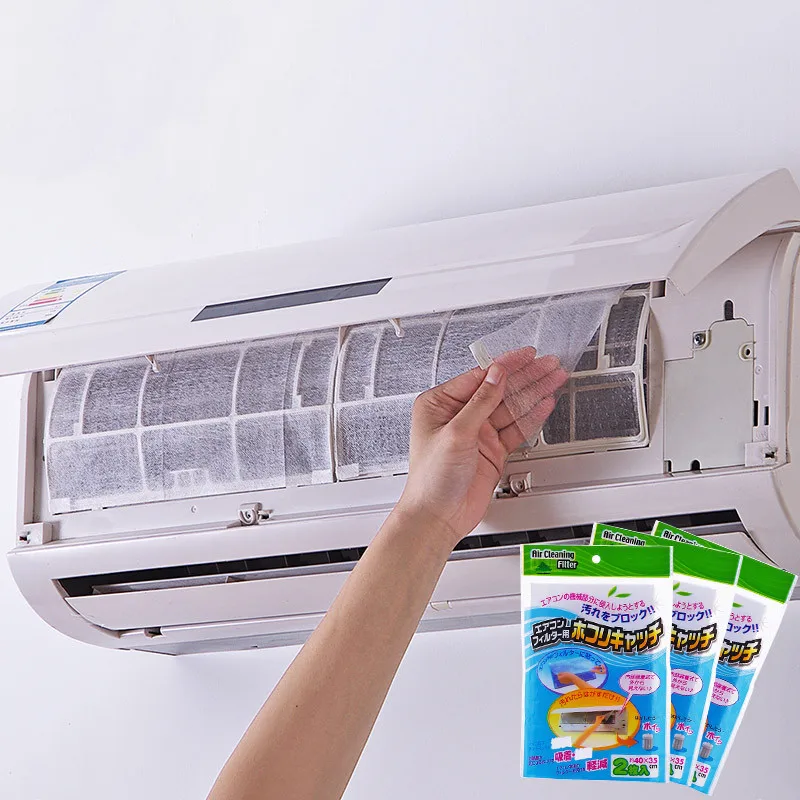 10pcs/5-bag Dust-proof Air Conditioner Outlet Filter Screen Network Filter