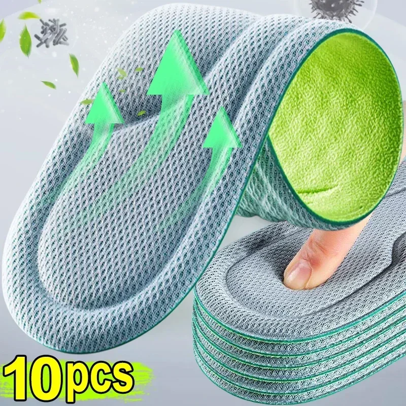 Shoe Insoles Unisex Soft Memory Foam Orthopedic Insoles Deodorizing Insole for Shoes Sports Absorbs Sweat Soft Antibacterial Shoe Accessories