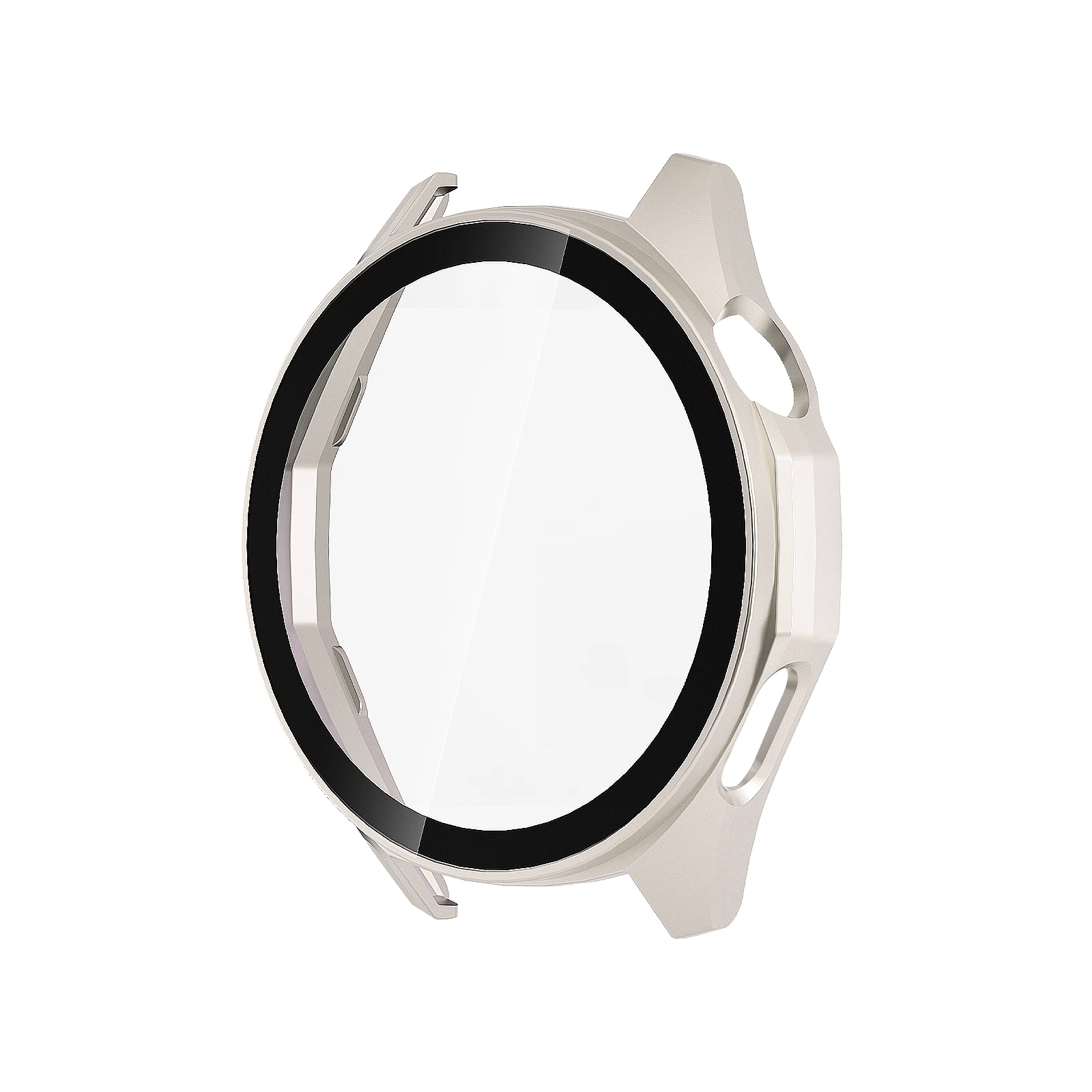 Enhanced Protective Smartwatch Shell and Screen Protector with Tempered Glass