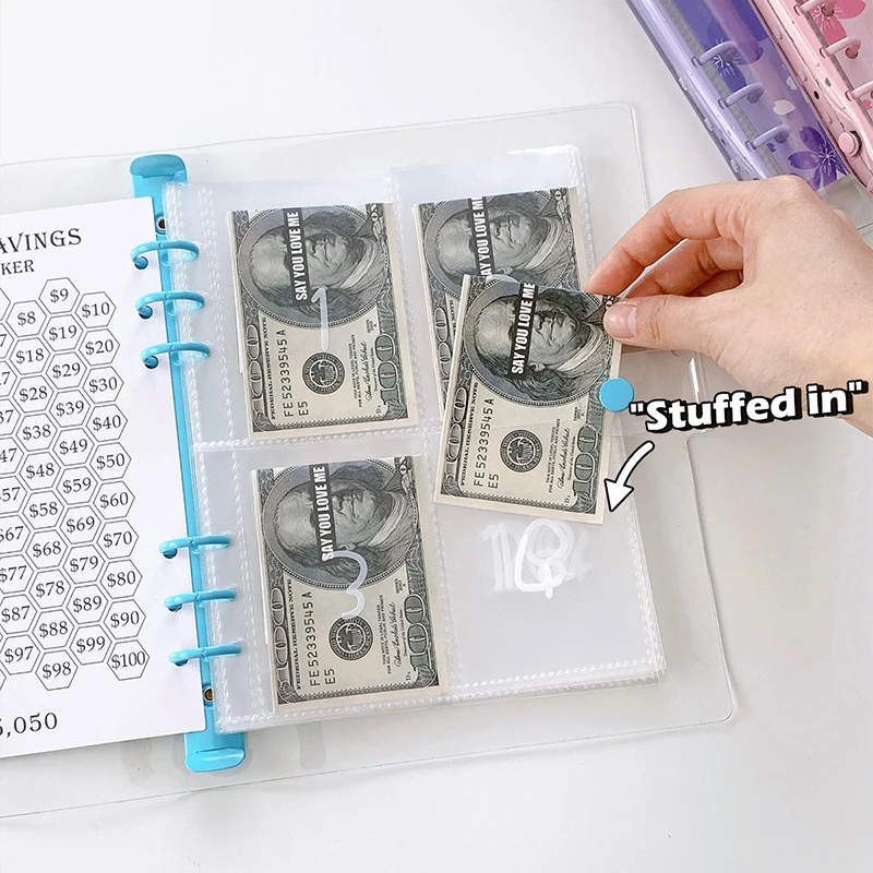 100 Envelope Challenge 100 Days Cash Envelope Couple Save Money Challenge Money Saving Binder Savings
