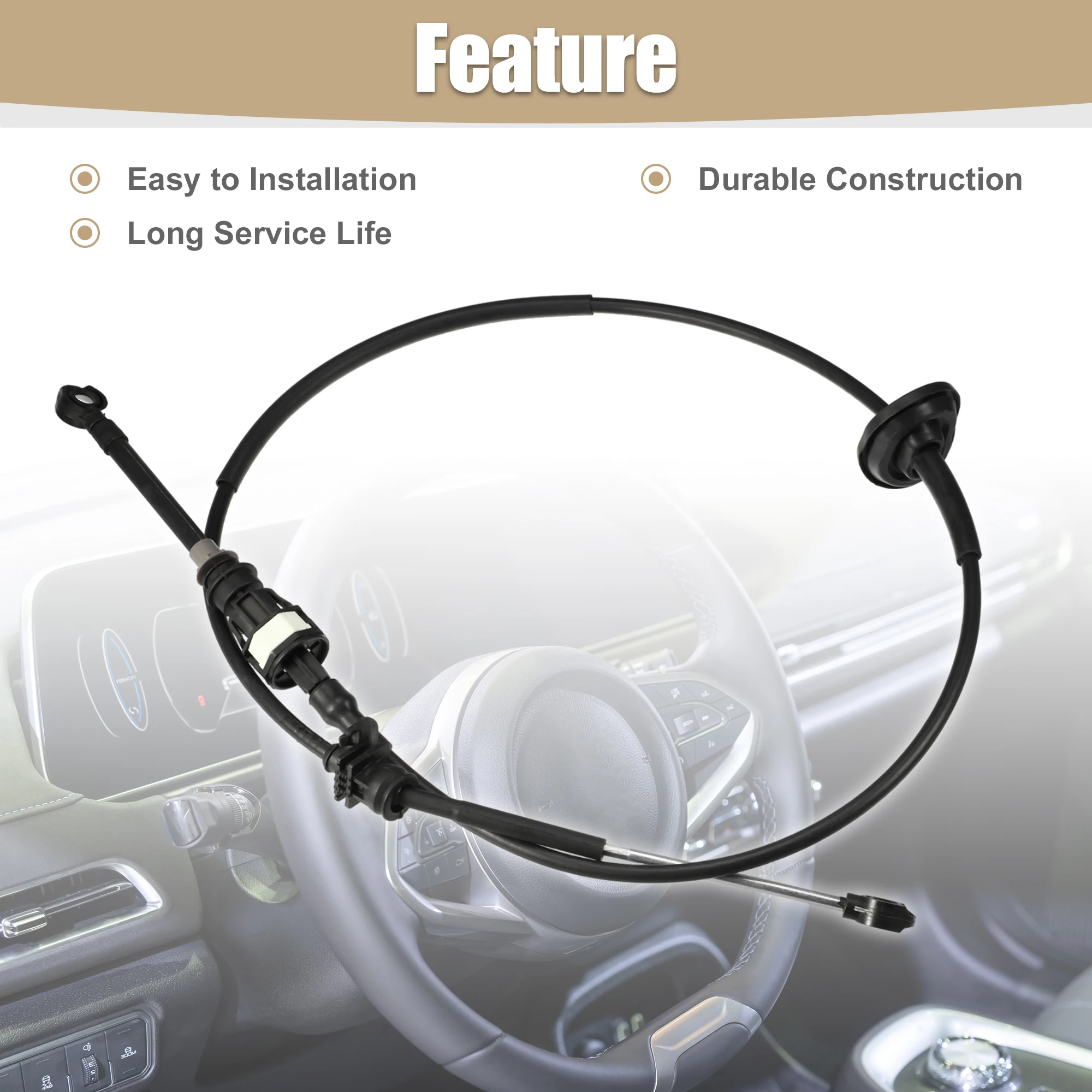 X Autohaux Automatic Transmission Shifter Cable for Ford Explorer Sport Trac 2001-2005 for Ford Mountaineer 1998-2001