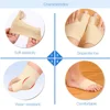 1Pair Toe Separator Hallux Valgus Bunion Corrector Hammer Toe Straightener Foot Pain Relief Orthopedic Pedicure Tools Foot Care 4