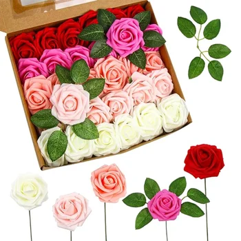 Foam Artificial Rose Flowers 1
