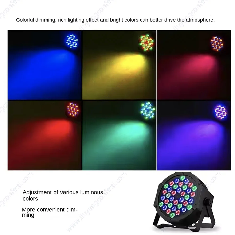 

Professional Disco light DMX512 Voice Control RGB LED Ktv Bar Party DJ Decorative Stage Effect Projector par lamp Night Club FX