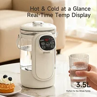 Bouilloire électrique 3,5 L avec fonction maintien au chaud, pot électrique à réglage de température sur 12 niveaux, distributeur d'eau multifonction 2