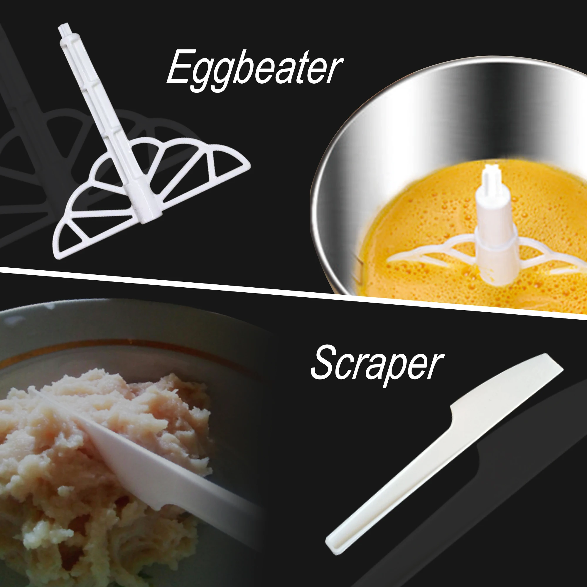 "Sonifer Food Chopper SF-8115 .1.8L high quality stainless steel container .New S blade chopping design 2