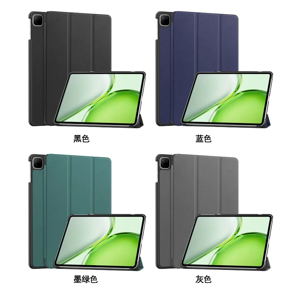 Premium Tri-Fold Stand Tablet Cover with Hard Back Coque