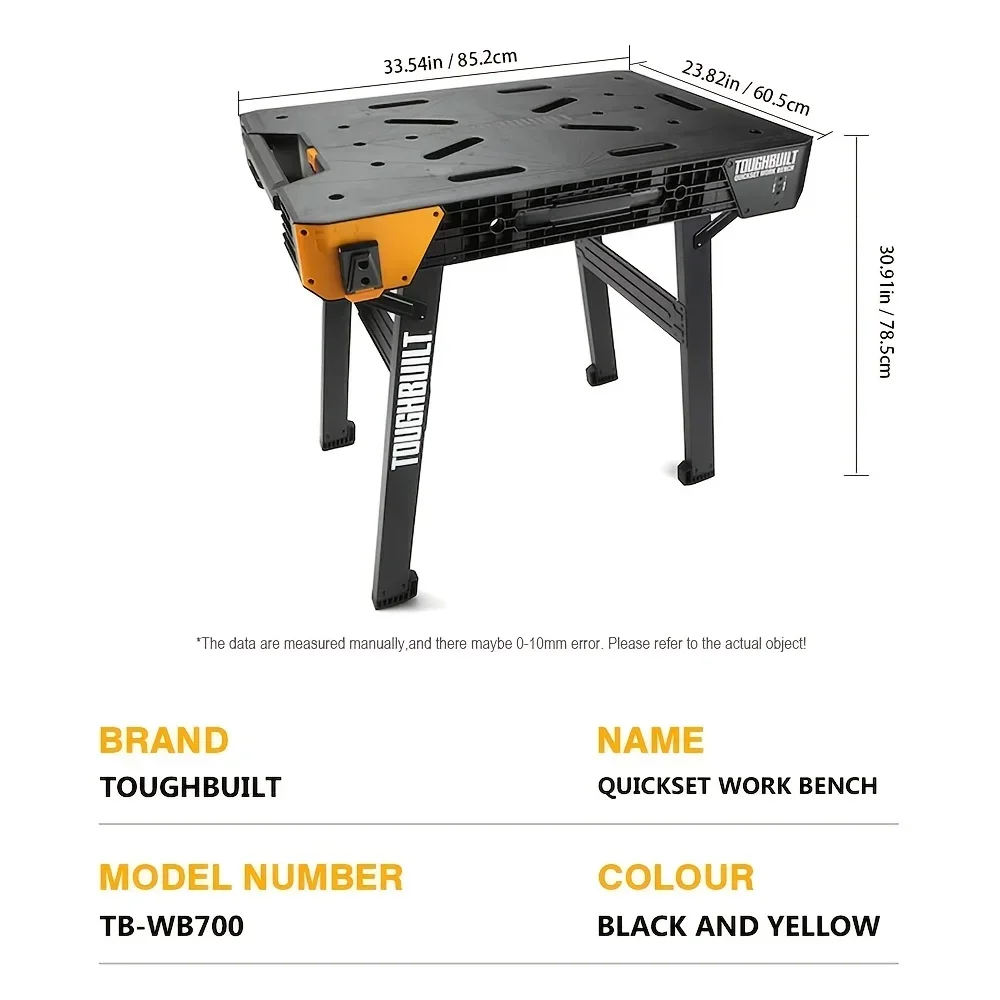 TOUGHBUILT TB-WB700 QuickSet Work Bench