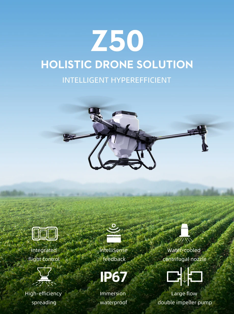 EFT Z50 50L Agriculture Drone, Z50 HOLISTIC DRONE SOLUTION INTELLIGENT HY