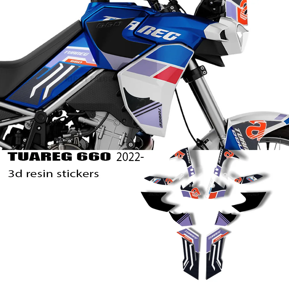 Tuareg660 Accessori 3D Kit Di Protezione Adesivo In Resina Epossidica Serbatoio Pad Per Aprilia Tuareg 660 2022-2023