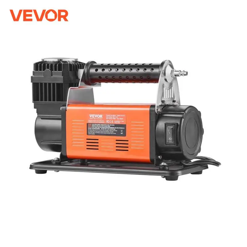 Portable 12V Heavy Duty Tire Inflator Air Compressor