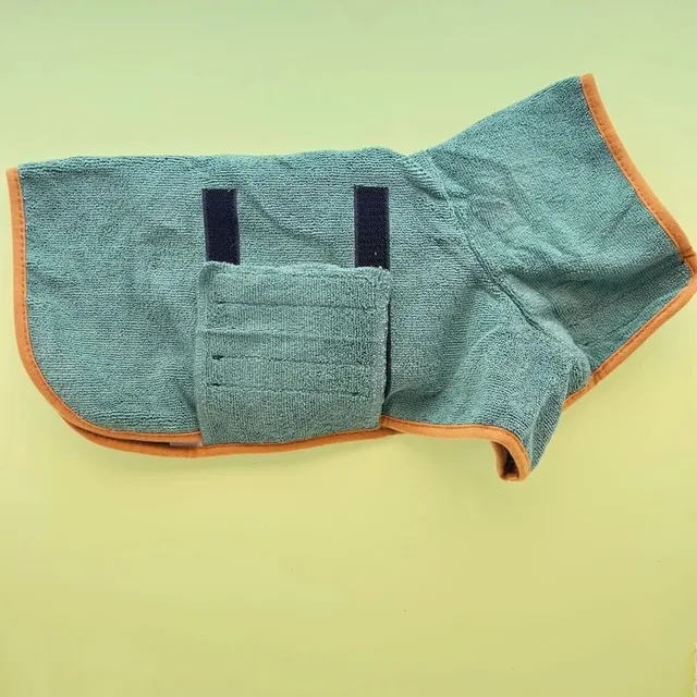 Dog Bathrobe Absorbent Pet Quick Drying Bath Towel Dog Bath Towel Large Small Dogs Clean Absorbent Bathrobe Pet Supplies 3
