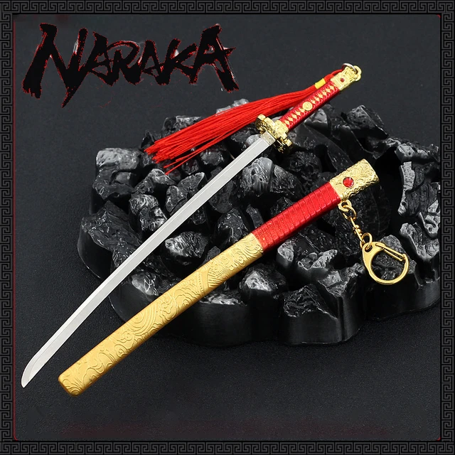 Naraka: Bladepoint Game Peripheral Alloy Knife with Scabbard Metal Weapon  Model Long Sword Model Toy Crafts Toy Ornament 22cm - AliExpress