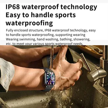 2024 Men's Smartwatch GPS Track 2.02inch 320*385 NFC Bluetooth Call IP68 Waterproof women's smartwatch For Android and IOS 5